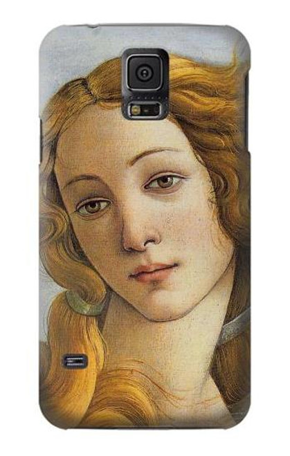 W3058 Botticelli Birth of Venus Painting Hard Case and Leather Flip Case For Samsung Galaxy S5