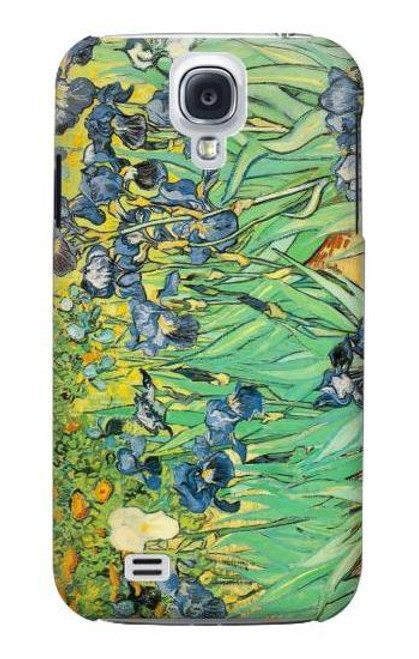 W0210 Van Gogh Irises Hard Case and Leather Flip Case For Samsung Galaxy S4