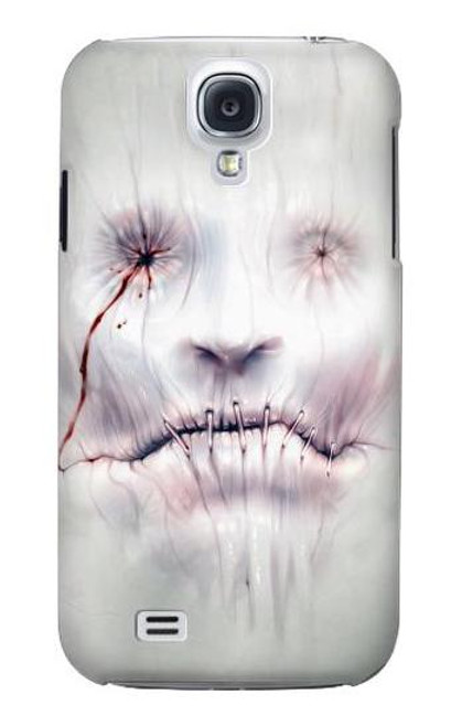 W0884 Horror Face Hard Case and Leather Flip Case For Samsung Galaxy S4