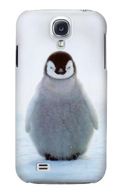 W1075 Penguin Ice Hard Case and Leather Flip Case For Samsung Galaxy S4