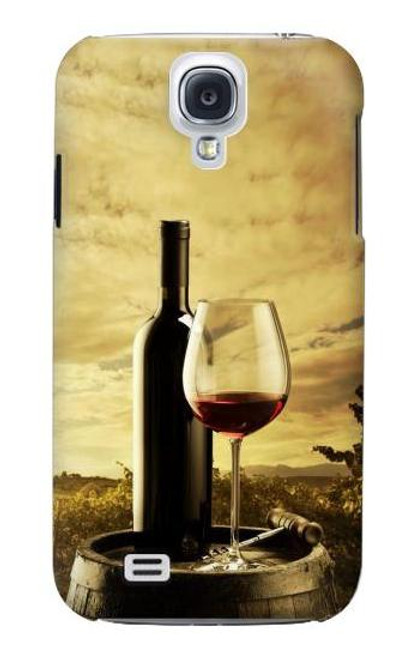 W2042 A Grape Vineyard Grapes Bottle Red Wine Hard Case and Leather Flip Case For Samsung Galaxy S4