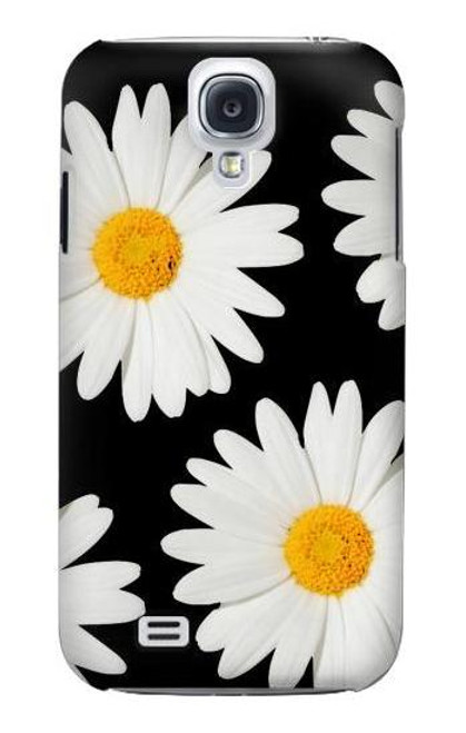 W2477 Daisy flower Hard Case and Leather Flip Case For Samsung Galaxy S4