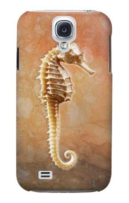 W2674 Seahorse Skeleton Fossil Hard Case and Leather Flip Case For Samsung Galaxy S4