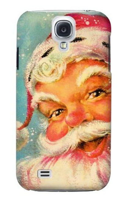 W2840 Christmas Vintage Santa Hard Case and Leather Flip Case For Samsung Galaxy S4