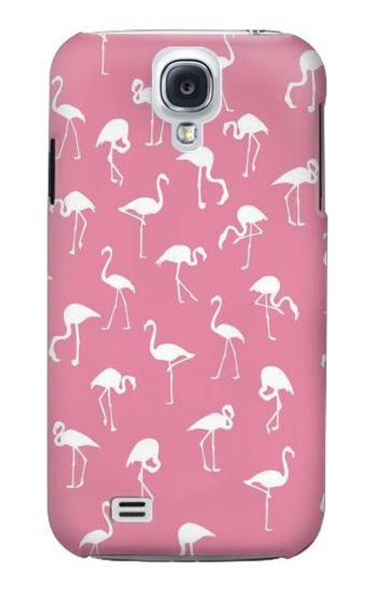 W2858 Pink Flamingo Pattern Hard Case and Leather Flip Case For Samsung Galaxy S4