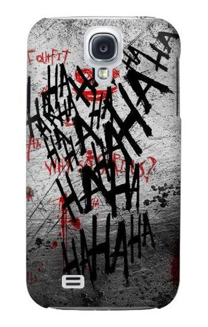 W3073 Hahaha Blood Splash Hard Case and Leather Flip Case For Samsung Galaxy S4