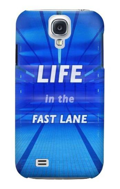 W3136 Life in the Fast Lane Swimming Pool Hard Case and Leather Flip Case For Samsung Galaxy S4