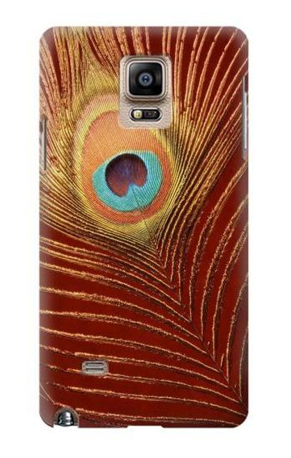 W0512 Peacock Hard Case and Leather Flip Case For Samsung Galaxy Note 4