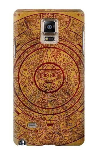 W0692 Mayan Calendar Hard Case and Leather Flip Case For Samsung Galaxy Note 4