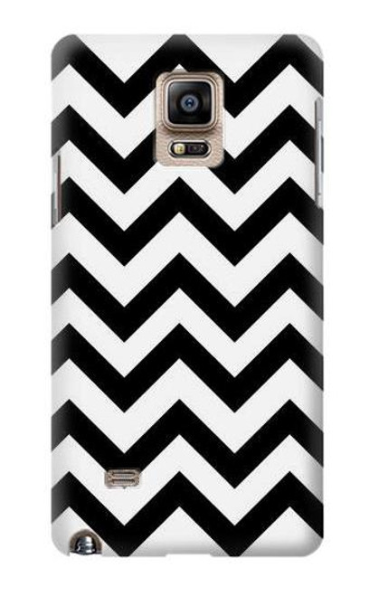 W1613 Chevron Zigzag Hard Case and Leather Flip Case For Samsung Galaxy Note 4