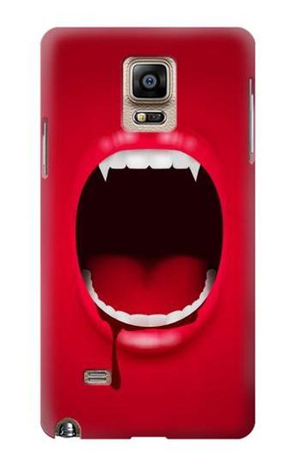 W2103 Vampire Mouth Hard Case and Leather Flip Case For Samsung Galaxy Note 4