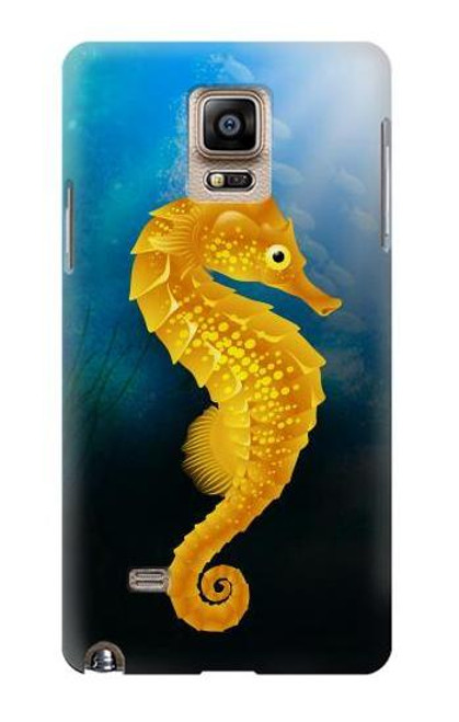 W2444 Seahorse Underwater World Hard Case and Leather Flip Case For Samsung Galaxy Note 4