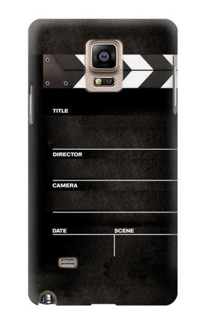 W2479 Director Clapboard Hard Case and Leather Flip Case For Samsung Galaxy Note 4