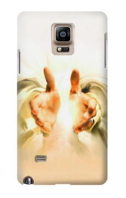 W2546 Hand of God Heaven Hard Case and Leather Flip Case For Samsung Galaxy Note 4