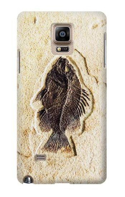 W2562 Fossil Fish Hard Case and Leather Flip Case For Samsung Galaxy Note 4