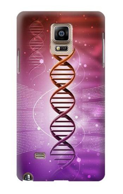 W2573 Dna Genetic Code Hard Case and Leather Flip Case For Samsung Galaxy Note 4