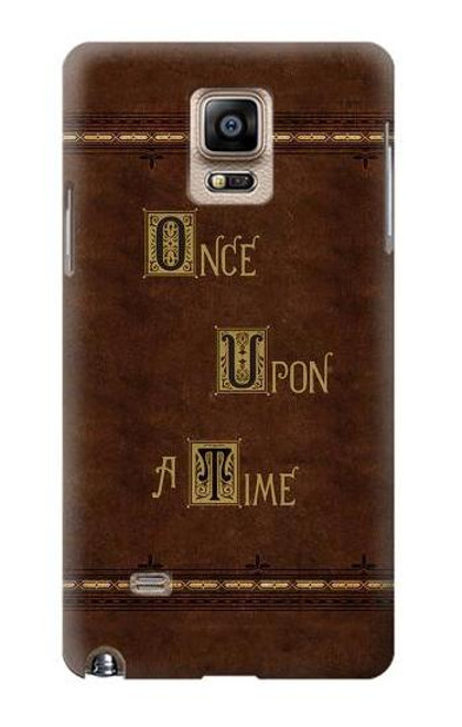 W2643 Once Upon A Time Book Hard Case and Leather Flip Case For Samsung Galaxy Note 4