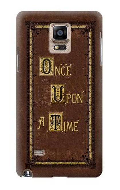 W2824 Once Upon a Time Book Cover Hard Case and Leather Flip Case For Samsung Galaxy Note 4