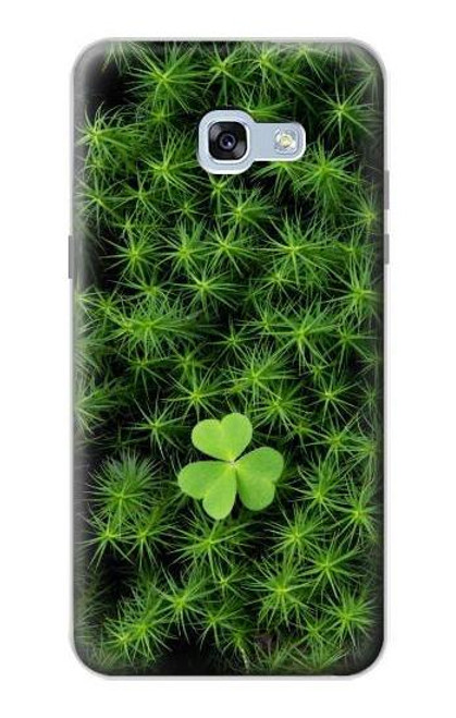 W0358 Clover Lucky Leaf Hard Case and Leather Flip Case For Samsung Galaxy A5 (2017)