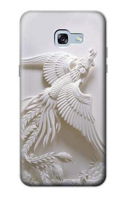 W0516 Phoenix Carving Hard Case and Leather Flip Case For Samsung Galaxy A5 (2017)