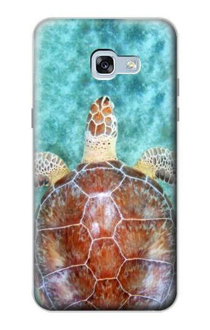 W1424 Sea Turtle Hard Case and Leather Flip Case For Samsung Galaxy A5 (2017)