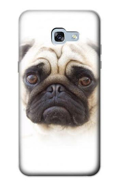 W1852 Pug Dog Hard Case and Leather Flip Case For Samsung Galaxy A5 (2017)