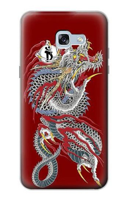 W2104 Yakuza Dragon Tattoo Hard Case and Leather Flip Case For Samsung Galaxy A5 (2017)