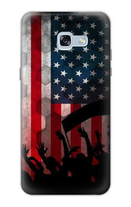 W2989 USA America Soccer Copa 2016 Hard Case and Leather Flip Case For Samsung Galaxy A5 (2017)