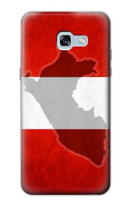 W3018 Peru Flag Hard Case and Leather Flip Case For Samsung Galaxy A5 (2017)