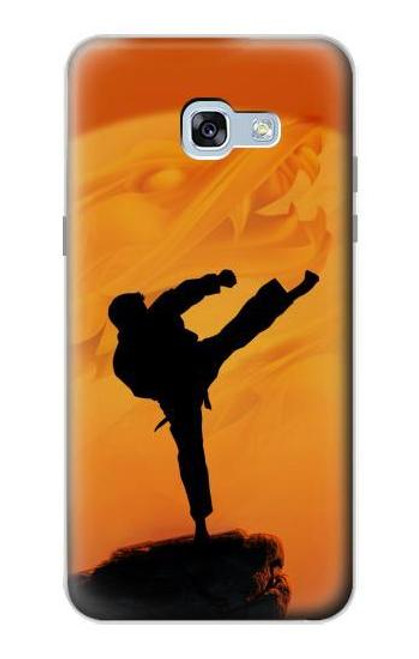 W3024 Kung Fu Karate Fighter Hard Case and Leather Flip Case For Samsung Galaxy A5 (2017)