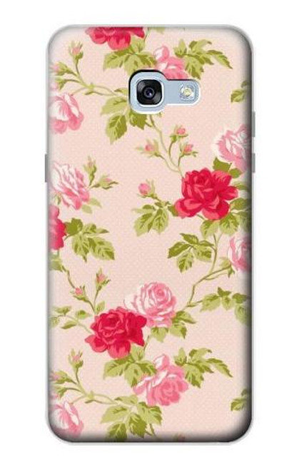 W3037 Pretty Rose Cottage Flora Hard Case and Leather Flip Case For Samsung Galaxy A5 (2017)