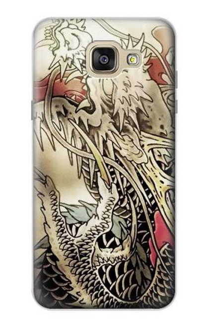 W0122 Yakuza Tattoo Hard Case and Leather Flip Case For Samsung Galaxy A5 (2016)