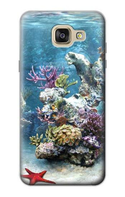 W0227 Aquarium 2 Hard Case and Leather Flip Case For Samsung Galaxy A5 (2016)