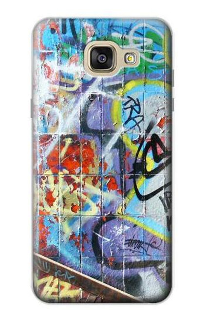 W0588 Wall Graffiti Hard Case and Leather Flip Case For Samsung Galaxy A5 (2016)