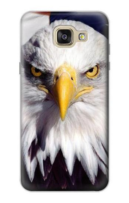 W0854 Eagle American Hard Case and Leather Flip Case For Samsung Galaxy A5 (2016)