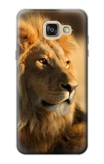 W1046 Lion King of Forest Hard Case and Leather Flip Case For Samsung Galaxy A5 (2016)