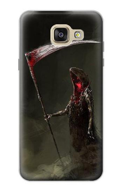 W1319 Grim Reaper Death Scythe Hard Case and Leather Flip Case For Samsung Galaxy A5 (2016)