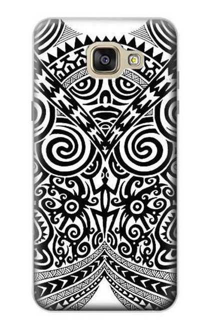 W1655 Maori Tattoo Hard Case and Leather Flip Case For Samsung Galaxy A5 (2016)