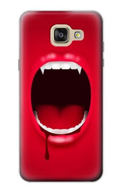 W2103 Vampire Mouth Hard Case and Leather Flip Case For Samsung Galaxy A5 (2016)