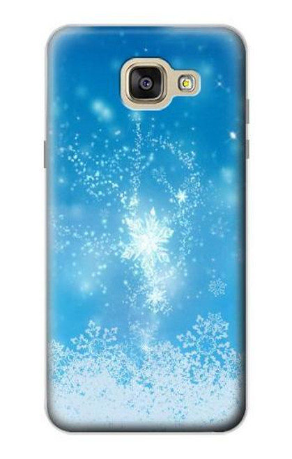 W2923 Frozen Snow Spell Magic Hard Case and Leather Flip Case For Samsung Galaxy A5 (2016)