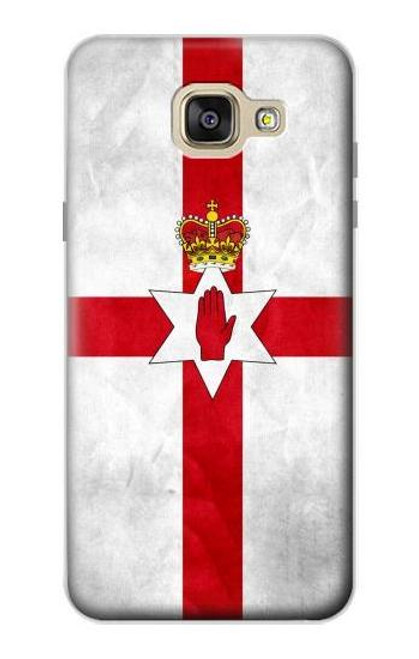 W2972 Northern Ireland Football Euro 2016 Hard Case and Leather Flip Case For Samsung Galaxy A5 (2016)