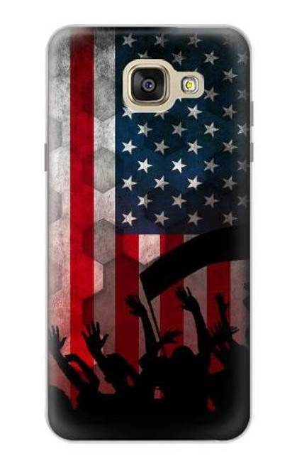 W2989 USA America Soccer Copa 2016 Hard Case and Leather Flip Case For Samsung Galaxy A5 (2016)