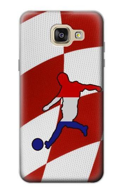 W2993 Croatia Football Soccer Euro 2016 Hard Case and Leather Flip Case For Samsung Galaxy A5 (2016)