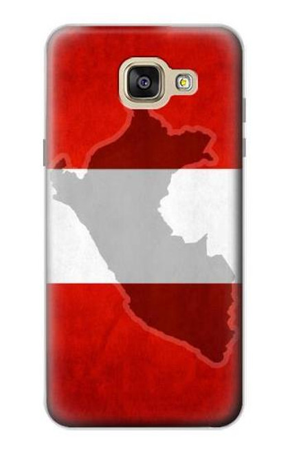 W3018 Peru Flag Hard Case and Leather Flip Case For Samsung Galaxy A5 (2016)