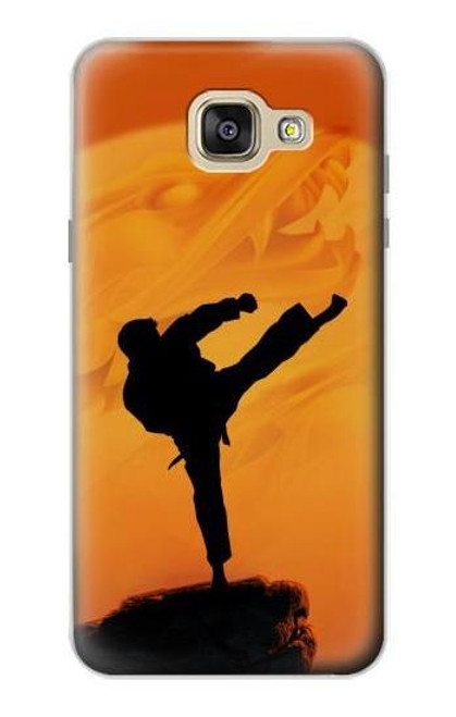 W3024 Kung Fu Karate Fighter Hard Case and Leather Flip Case For Samsung Galaxy A5 (2016)