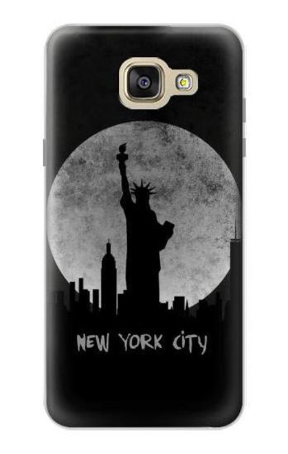 W3097 New York City Hard Case and Leather Flip Case For Samsung Galaxy A5 (2016)