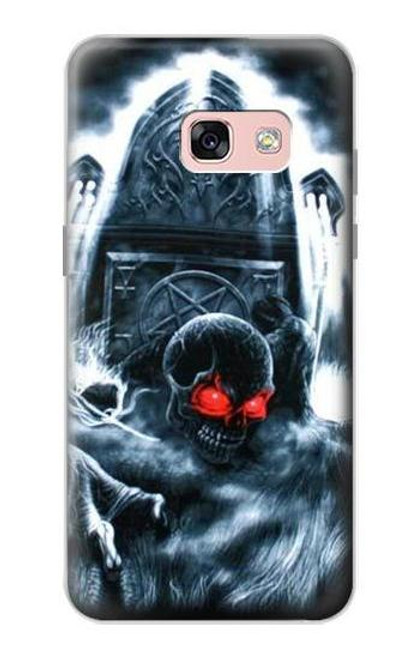 W0297 Zombie Dead Man Hard Case and Leather Flip Case For Samsung Galaxy A3 (2017)