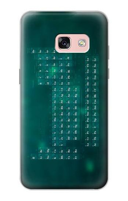 W0846 Chemistry Periodic Table Hard Case and Leather Flip Case For Samsung Galaxy A3 (2017)