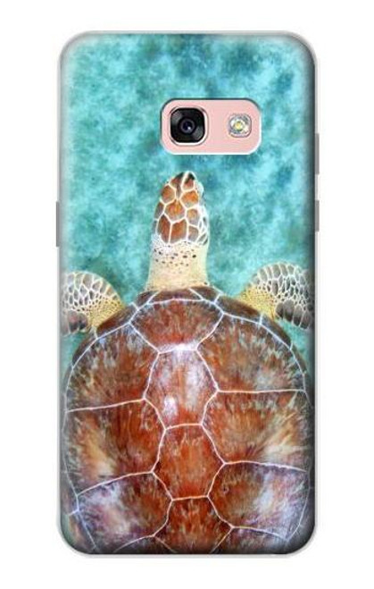 W1424 Sea Turtle Hard Case and Leather Flip Case For Samsung Galaxy A3 (2017)
