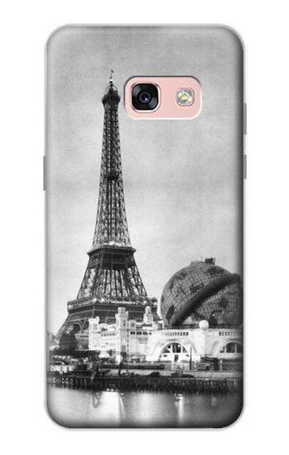 W2350 Old Paris Eiffel Tower Hard Case and Leather Flip Case For Samsung Galaxy A3 (2017)
